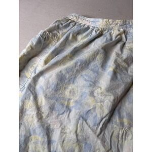 Vintage 80s/90s College Town Floral Midi Skirt Cottagecore Prairie Pocket XS